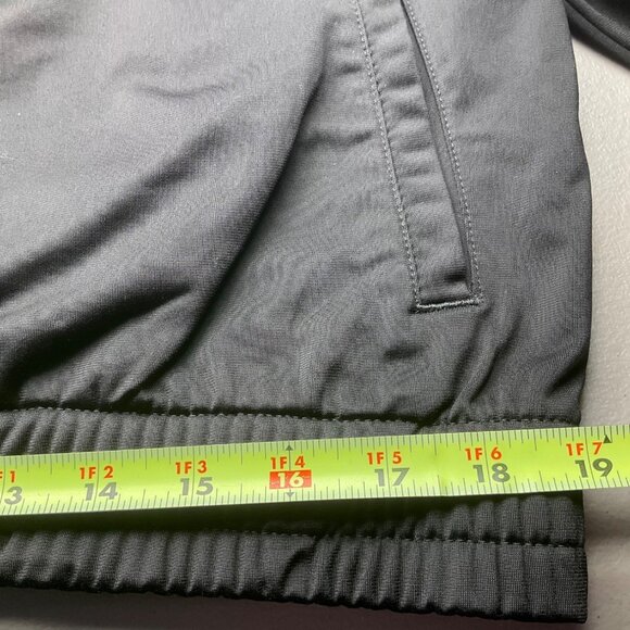 VTG Puma Mens Medium Black Gray Track Jacket Y2K Retro Full Zip*Read - Picture 13 of 15